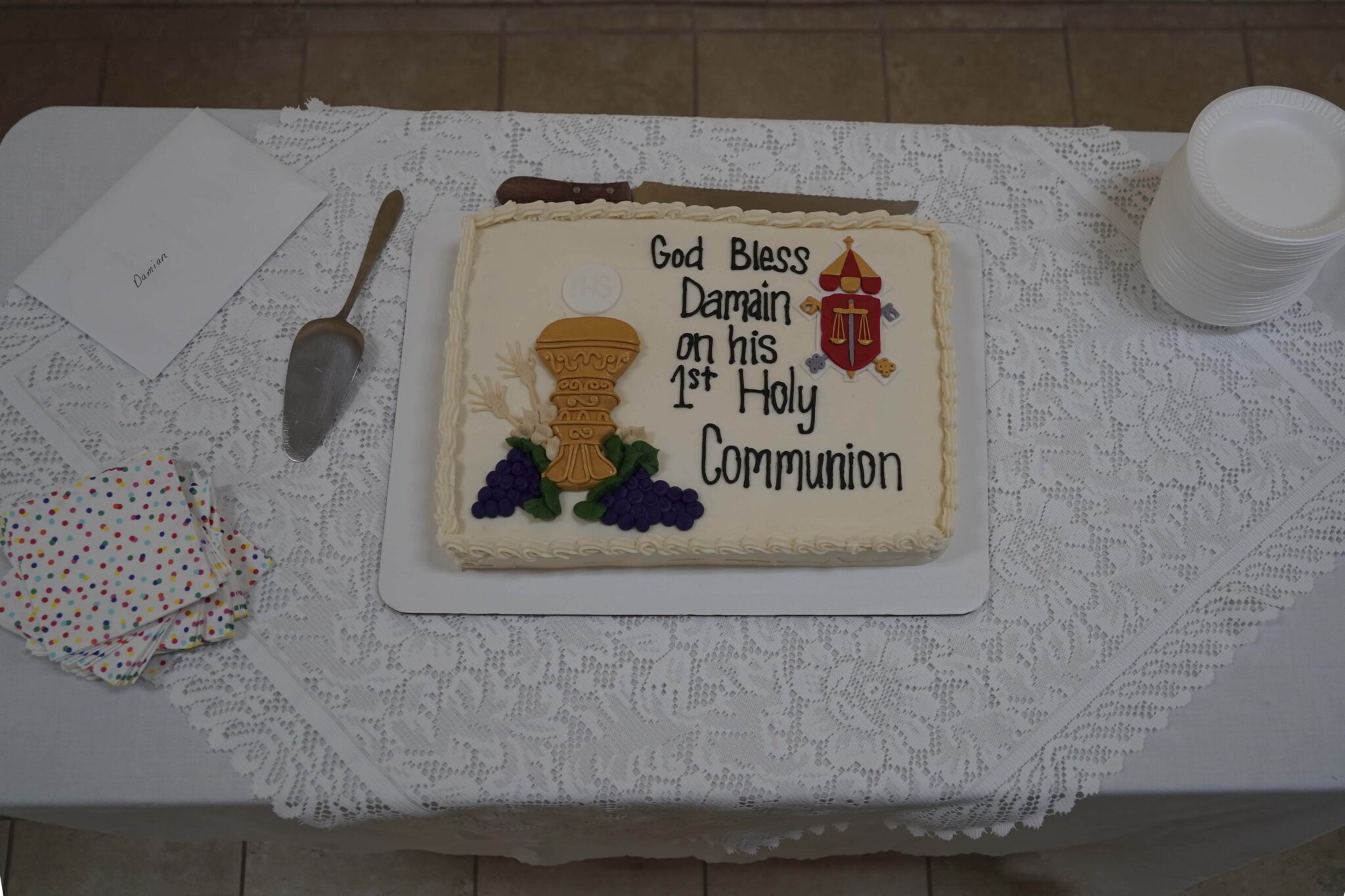 032722 Ramain First Communion and Doug Koontz Reception